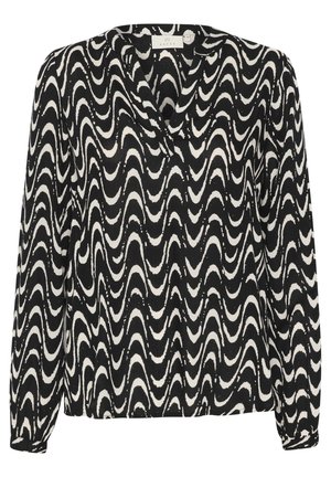 MIRA PRINTED - Pluus - black chalk graphic print