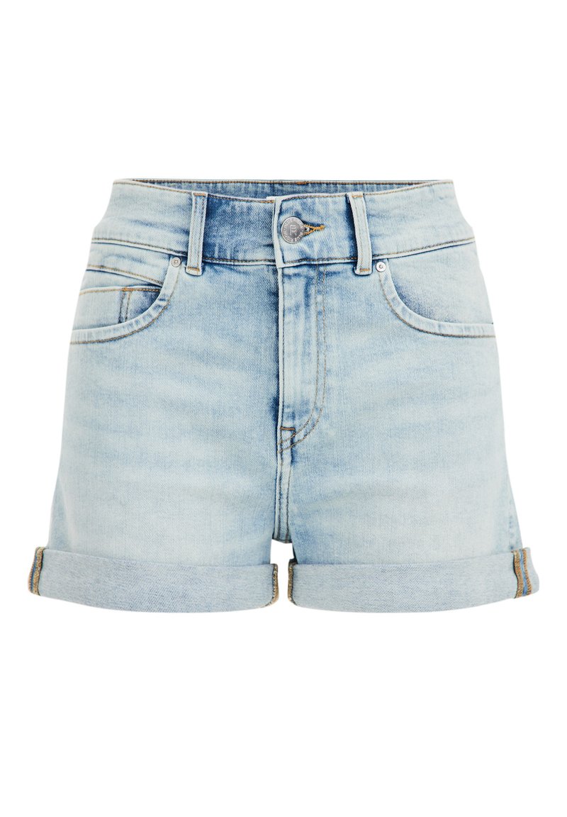 WE Fashion Jeansshort lichtblauw gemêleerd WE Fashion Jeansshort lichtblauw gemêleerd