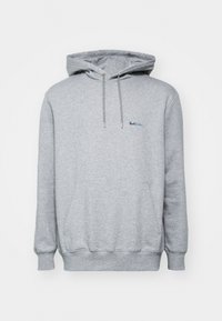 HOODIE WITH CIRCLE LOGO EMBRODIERY - Sweatshirt - grey