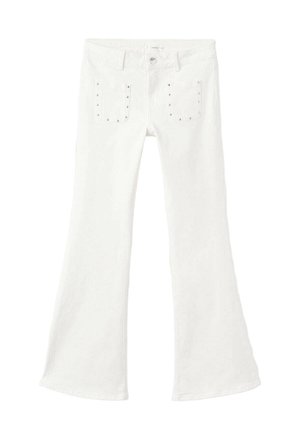 TEEN - Vaqueros a campana - off-white