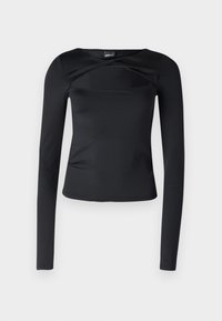 TWIST CUTOUT  - Ilgarankovis viršutinės dalies drabužis - black