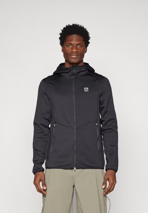 TUNGUDALUR HOODIE - Sudadera con cremallera - black
