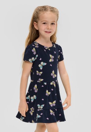 s.Oliver MIT ALL-OVER-PRINT - Freizeitkleid - navy