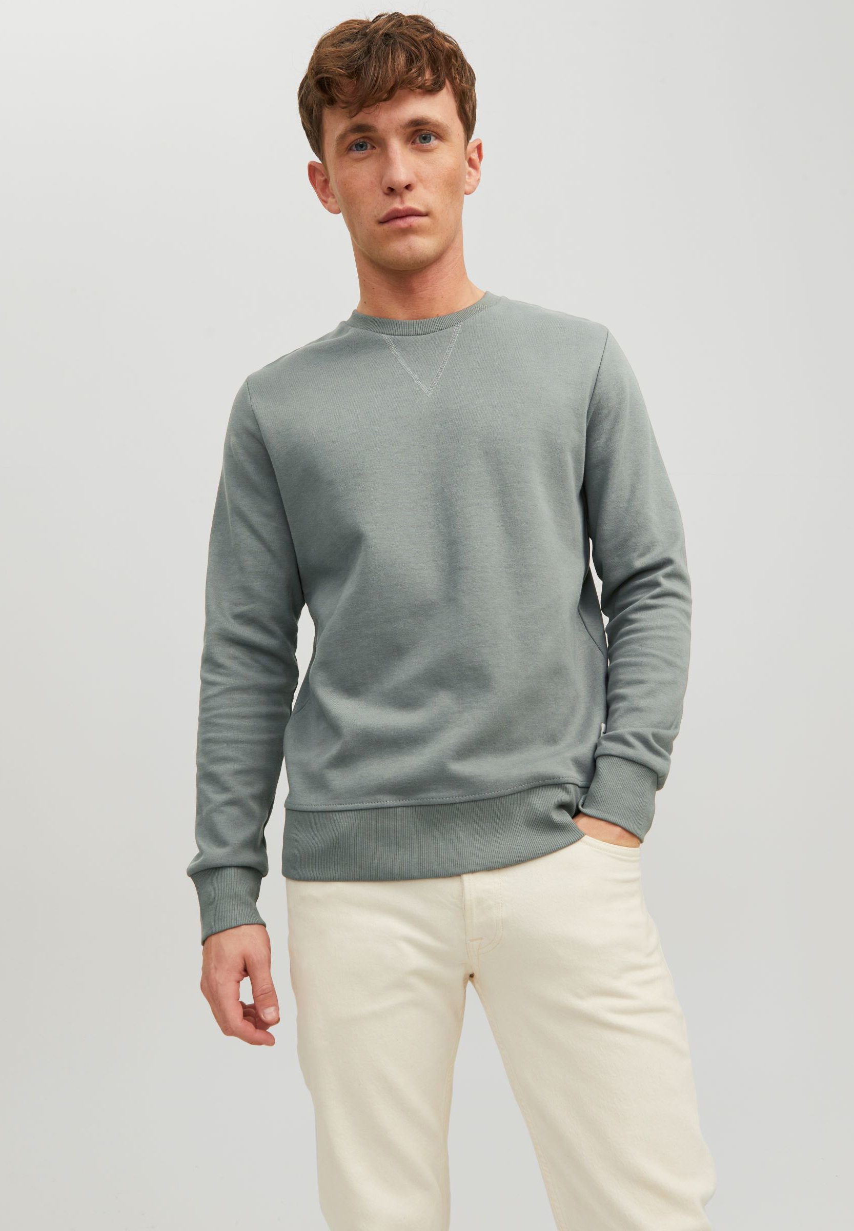 Jack & Jones UNISEX - Sweatshirt - sedona sage/grey