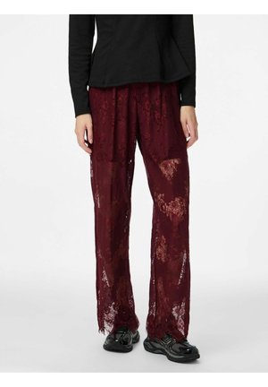 PCRINNE HW STRAIGHT  - Broek - tawny port