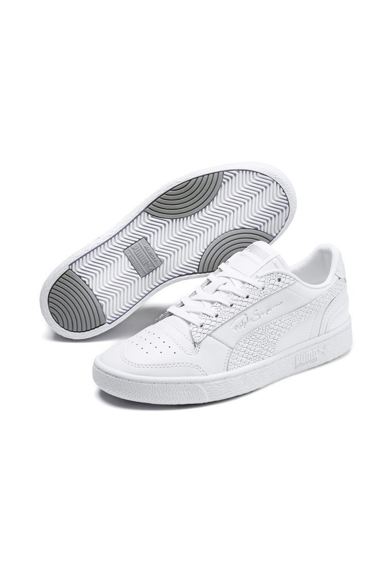 puma white metallic silver