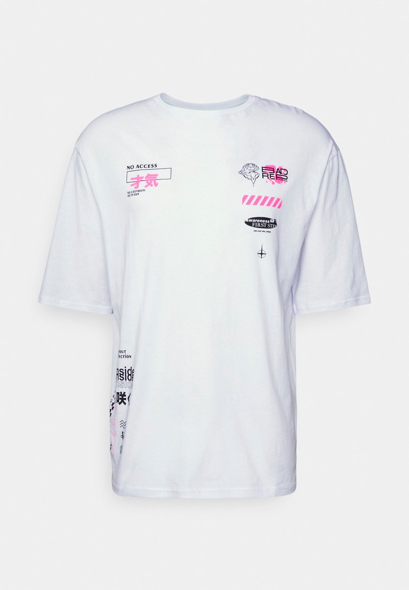 YOURTURN T-shirt print wit YOURTURN T-shirt print wit