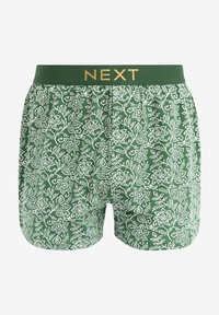 Next 4-PACK - Široke boksarice - blue green floral pattern