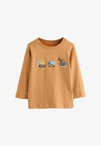 Ikke valgt, mustard yellow digger transport