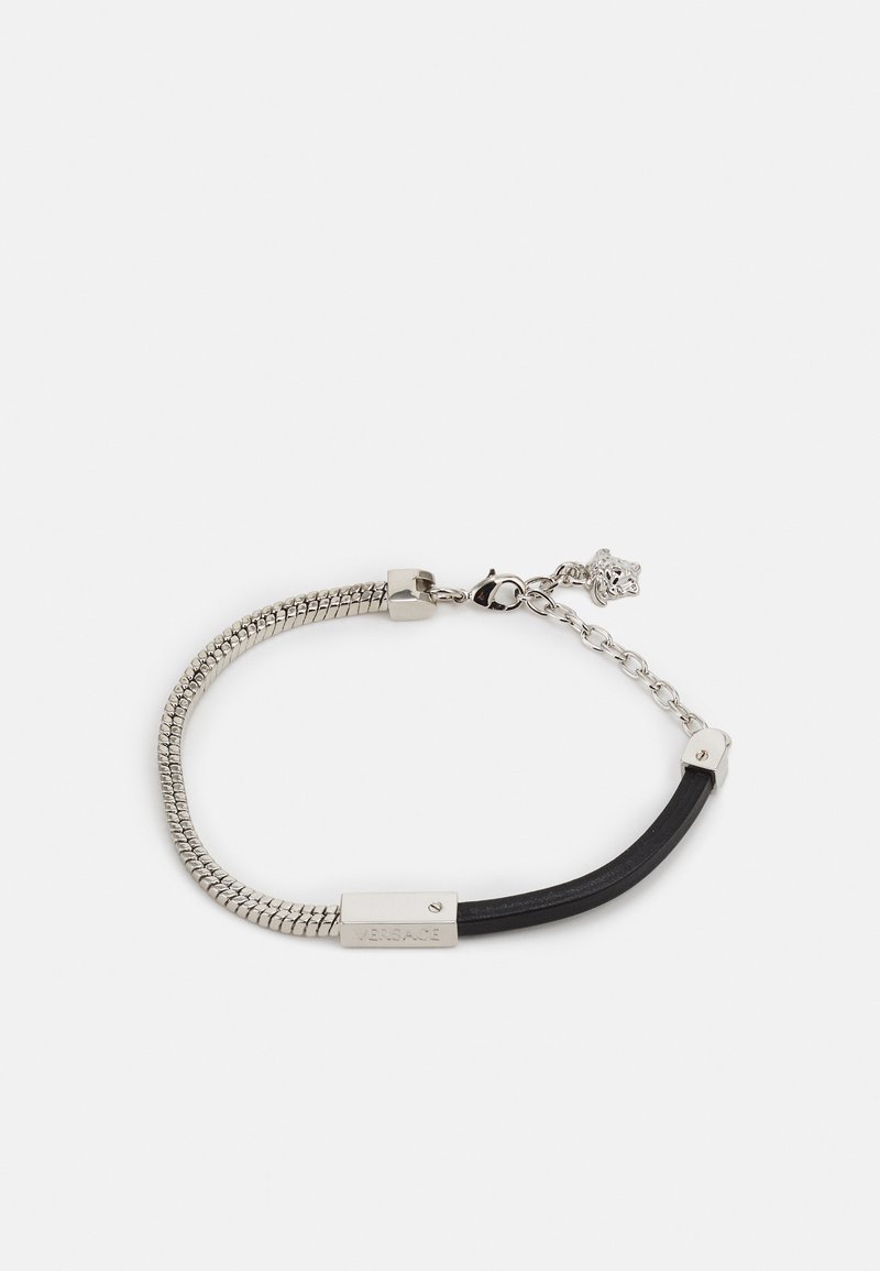 Versace BRACELET UNISEX - Náramek - silver-coloured/black