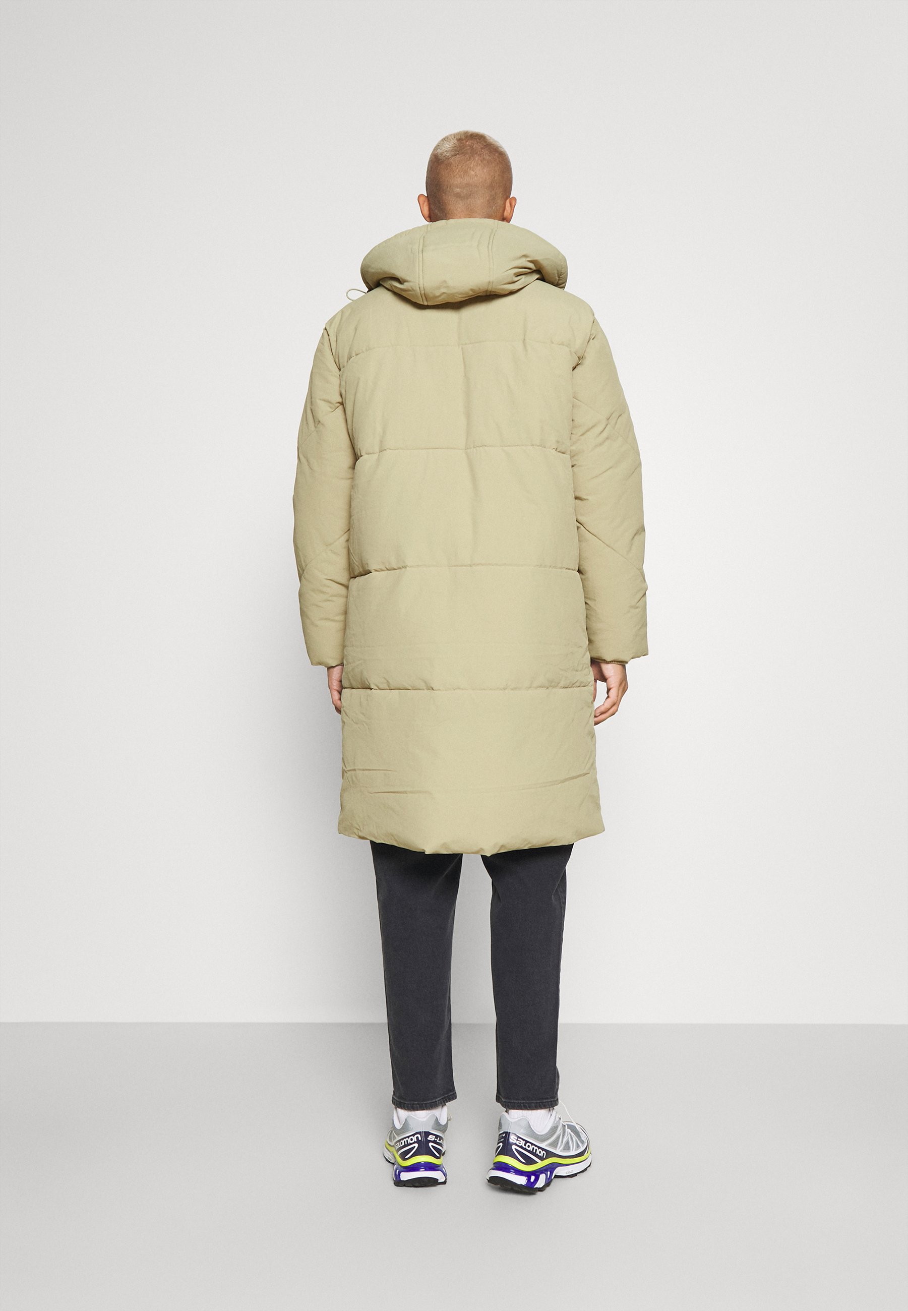 mid length padded coat