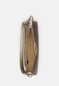 Lauren Ralph Lauren CROSSHATCH LEATHER MEDIUM DANNI BAG - Kézitáska - pewter
