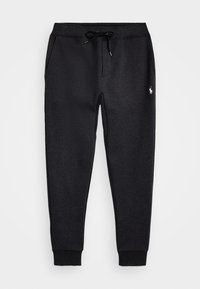 DOUBLE-KNIT JOGGING BOTTOM - Treningo apatinė dalis - black marl heather