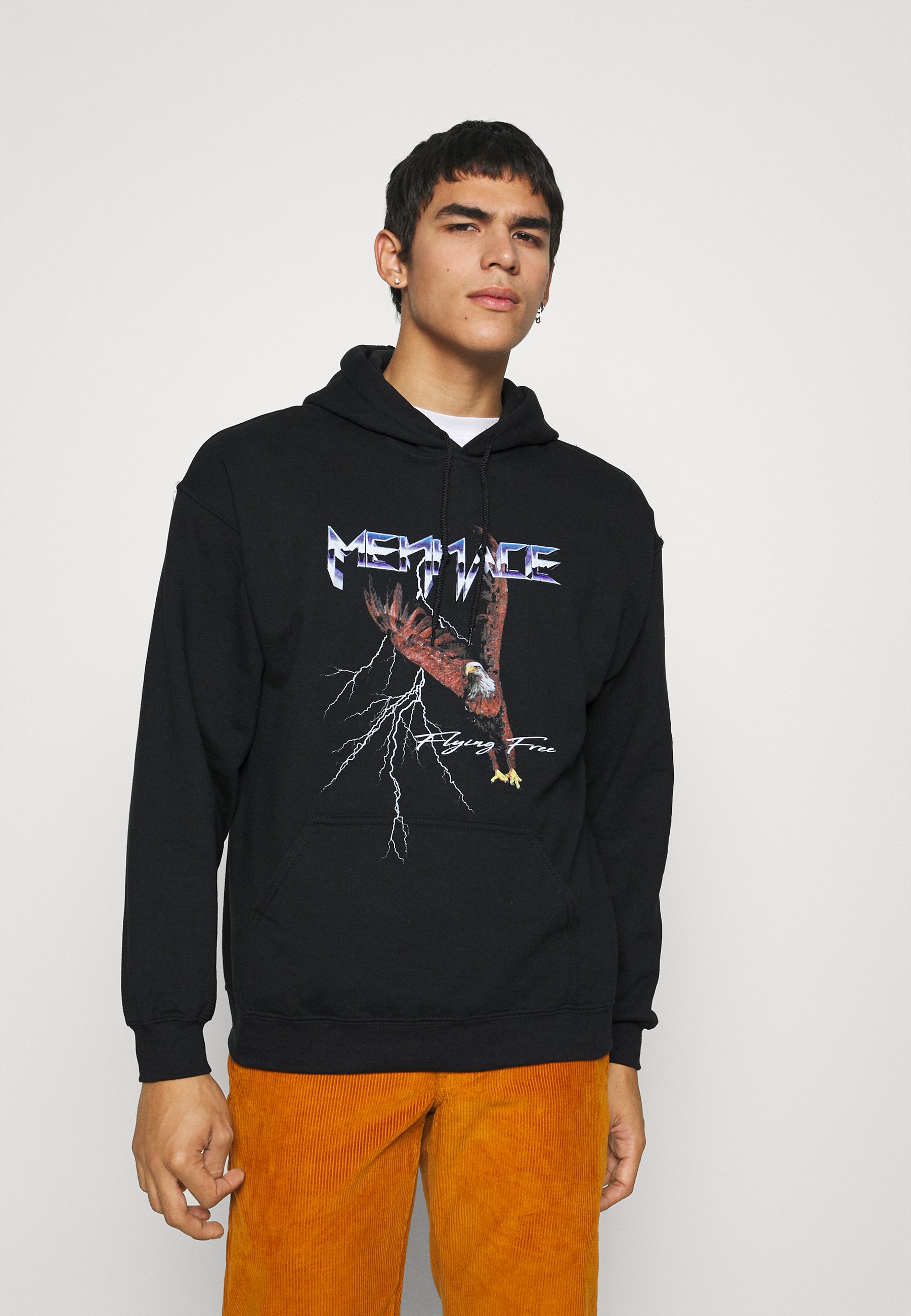 Mennace LIGHTNING EAGLE REGULAR HOODIE - Sweater - black/zwart - Zalando.nl