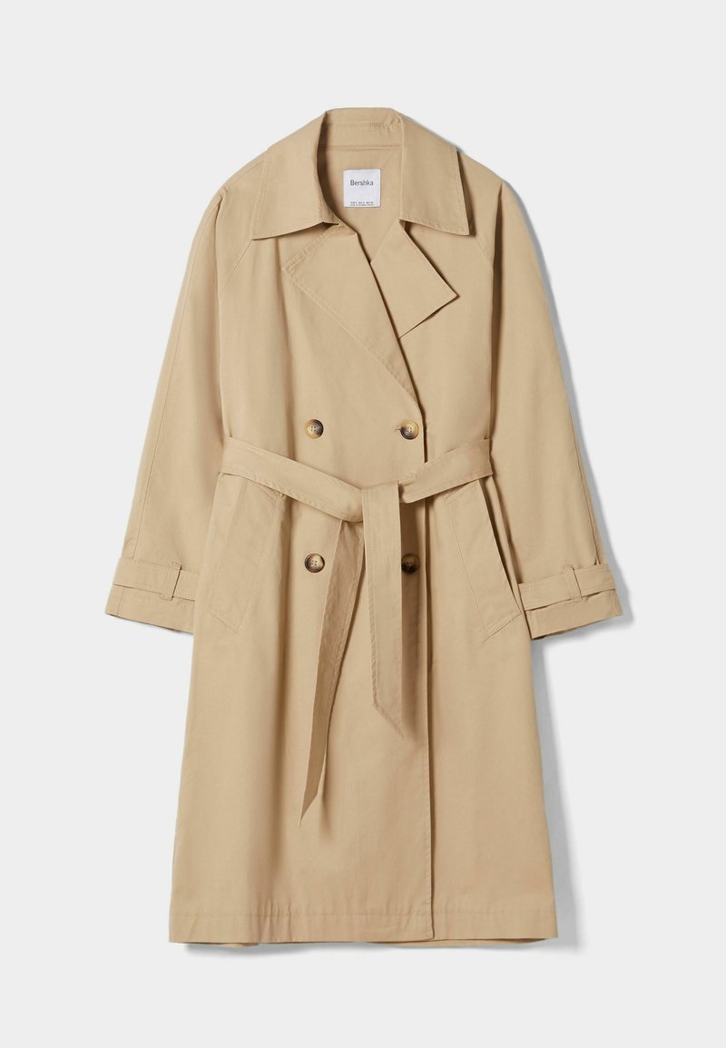 Trench Coat Zalando Bershka Mantel Bershka Trenchcoat Camel (Pre