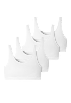 4-PACK - Toppe - weiss