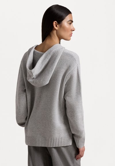 Polo Ralph Lauren POLO BEAR WOOL-BLEND KNIT HOODIE - Vesta - new grey heather