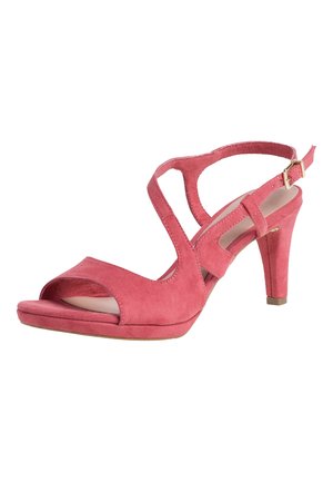 Tamaris SANDALETTE - Riemensandalette - pale ruby