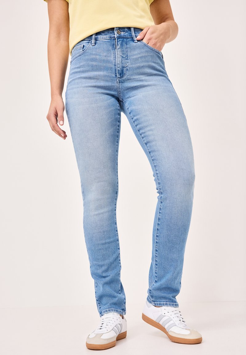 Jeans Donna Paddocks PAT Motion & Comfort - Vita Alta E Gamba Sottile (Dark Stone, 44W X 30L) - 3