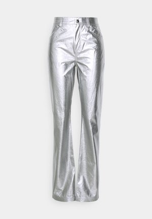 Gina Tricot Tall, TROUSERS - Παντελόνι - silver-coloured