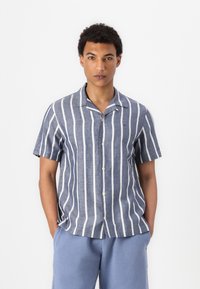 Tommy Hilfiger BLEND STRIPED SHIRT - Shirt - preppy navy