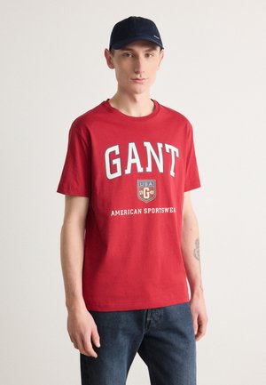 GRAPHIC - T-shirt med print - cherry red