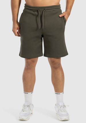 Smilodox REGULAR FIT COTTON CHAISE - Shorts - khaki
