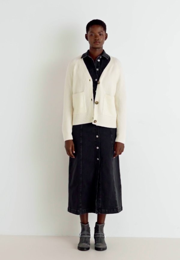 VMBOOM GA NOOS - Cardigan - birch melange4