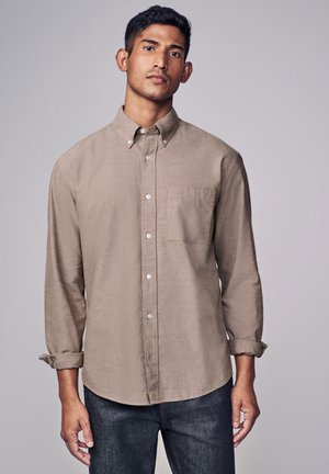 LONG SLEEVE REGULAR FIT - Skjorta - stone natural