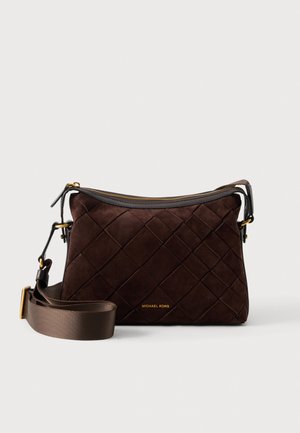 Michael Kors, ZIP HOBO UNISEX - Чанта за носене през рамо - brown