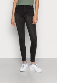 Gina Tricot - HIGHWAIST - Jeans Skinny Fit - off black Thumbnail-Bild 1