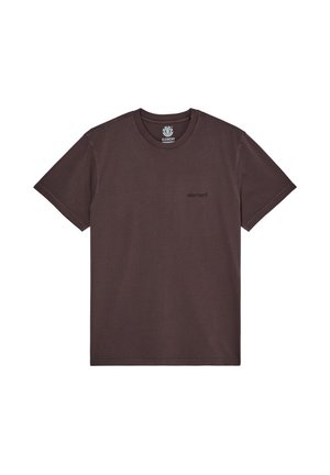 Element, BASIC POCKET PIGMENT SS - T-shirt basic - brown