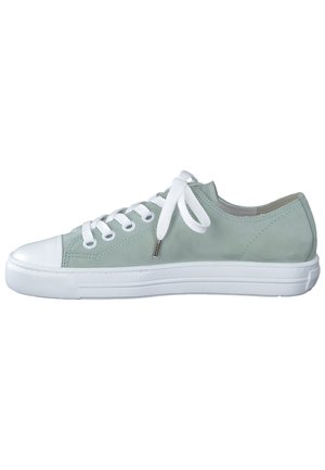 Paul Green Sneaker low - m.calf/rnub white/peppermint