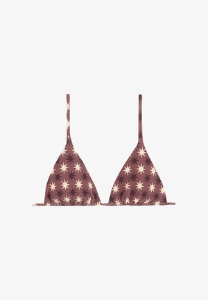 Robin Collection, STELLA TRIANGLE BIKINI TOP - Top de bikini - marrón