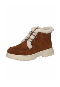 Caprice Snowboots  - cognac suede