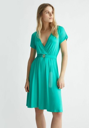 Jerseykleid - aqua