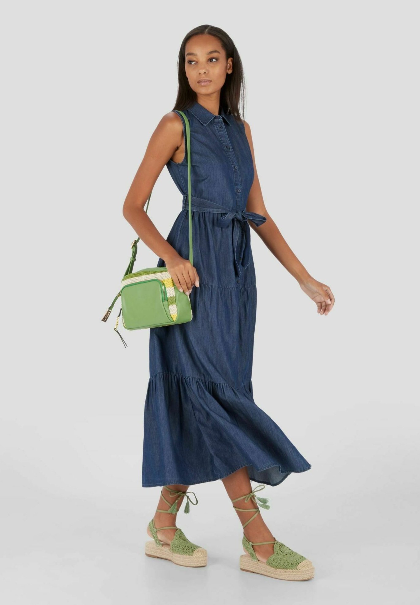 Conbipel CHEMISIER IN CHAMBRAY - Vestito di jeans - jeans/blu scuro -  Zalando.it