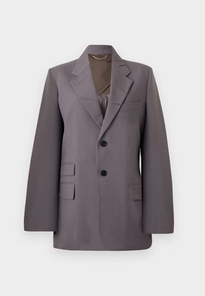 Victoria Beckham, STEP COLLAR TAILORED JACKET - Blazer - flint