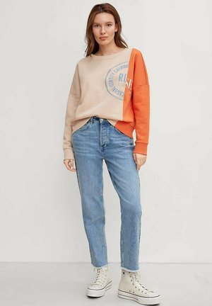 comma Straight leg jeans - blue denim stretch