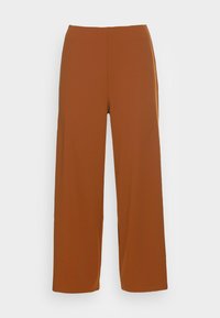 EASY CREPE CULOTTE - Calças - amber brown