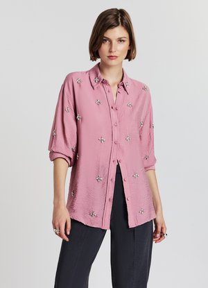 Calliope APPLICAZIONI - Camicia - rosa antico