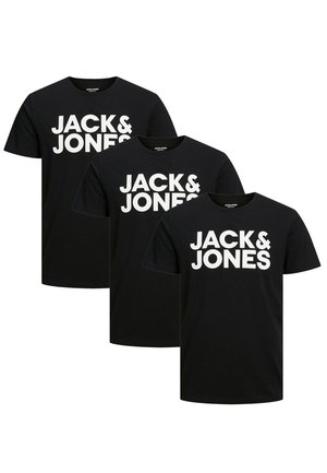 3ER PACK CORP  - T-Shirt print - schwarz