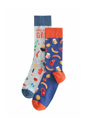 Next PATTERN SOCKS 2 PACK . niebieski