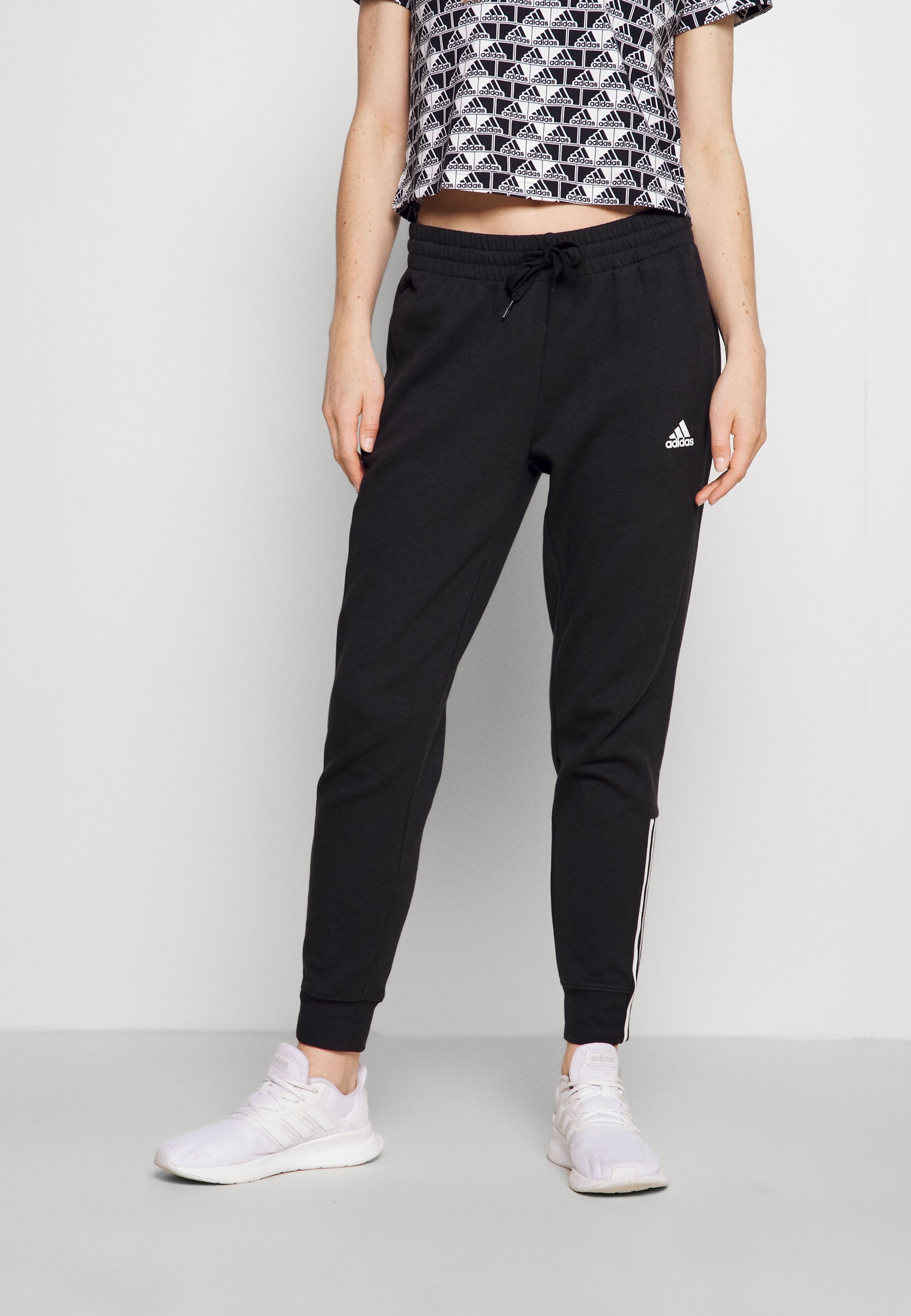 adidas Performance Pantaloni sportivi - black/nero - Zalando.it