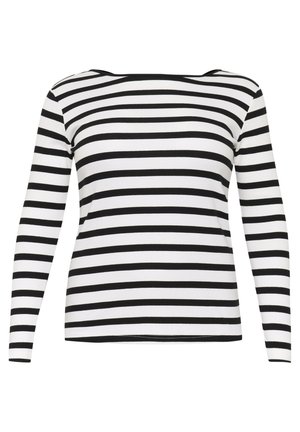 Kaffe Curve KCCARINA IDA  - Trui - white black stripe