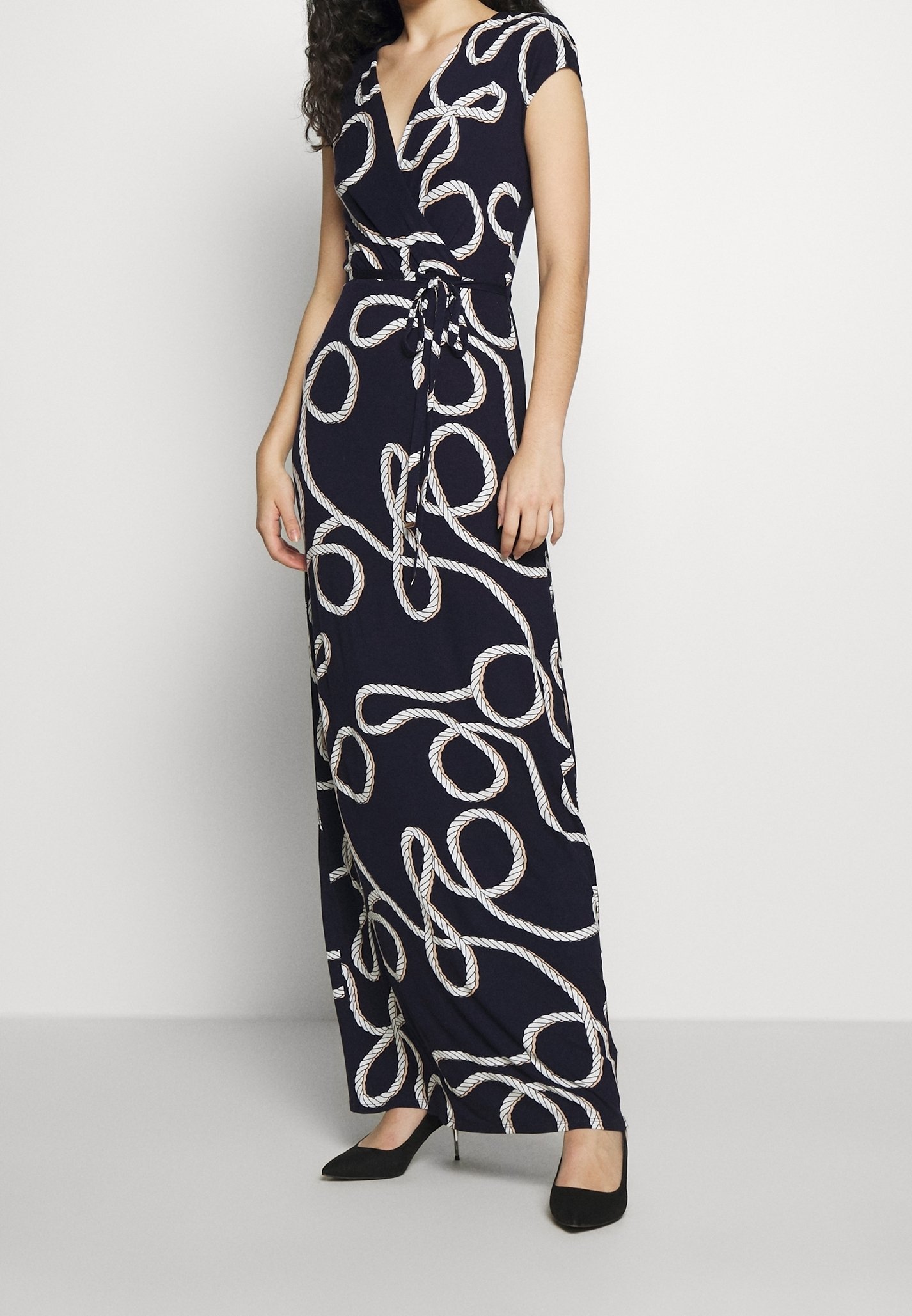 chinese dress ladies Navy Mix Floral Maxi Dress  Secret Label