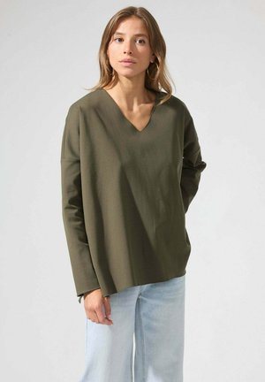 MARTHE - T-shirt à manches longues - vertkaki