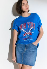 Next AMERCIAN BASEBALL RELAXED FIT - T-shirts print - blue