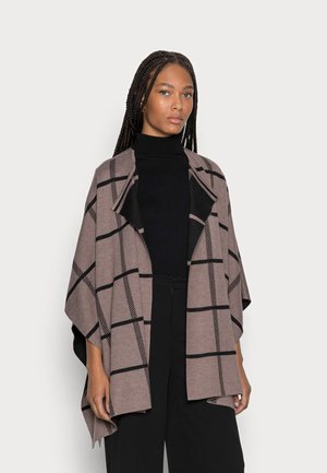 Pono - dark greige bold check