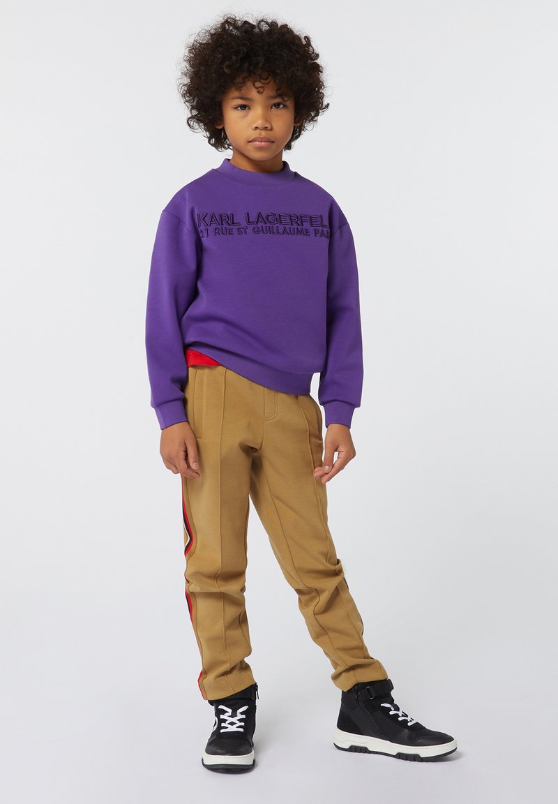 KARL LAGERFELD KIDS Trainingsbroek bruin KARL LAGERFELD KIDS Trainingsbroek bruin